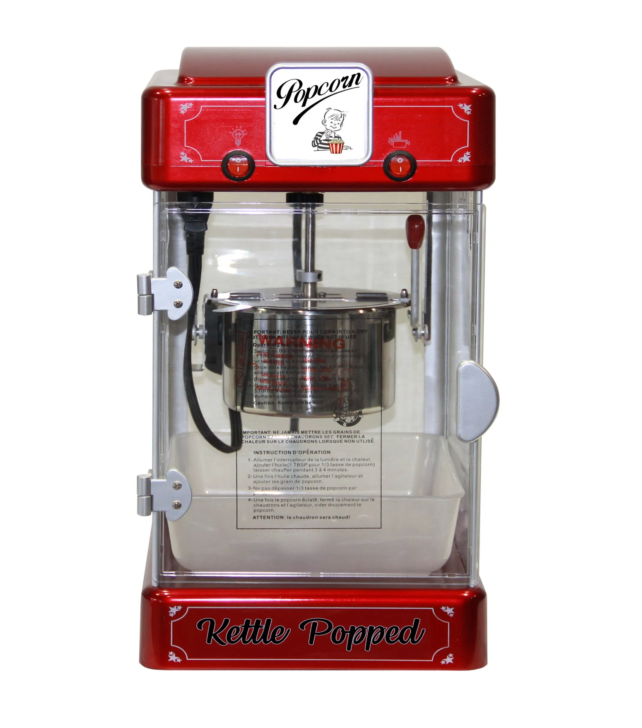 2.5 Ounce Family-Use Popcorn Maker/Machine (PM02)
