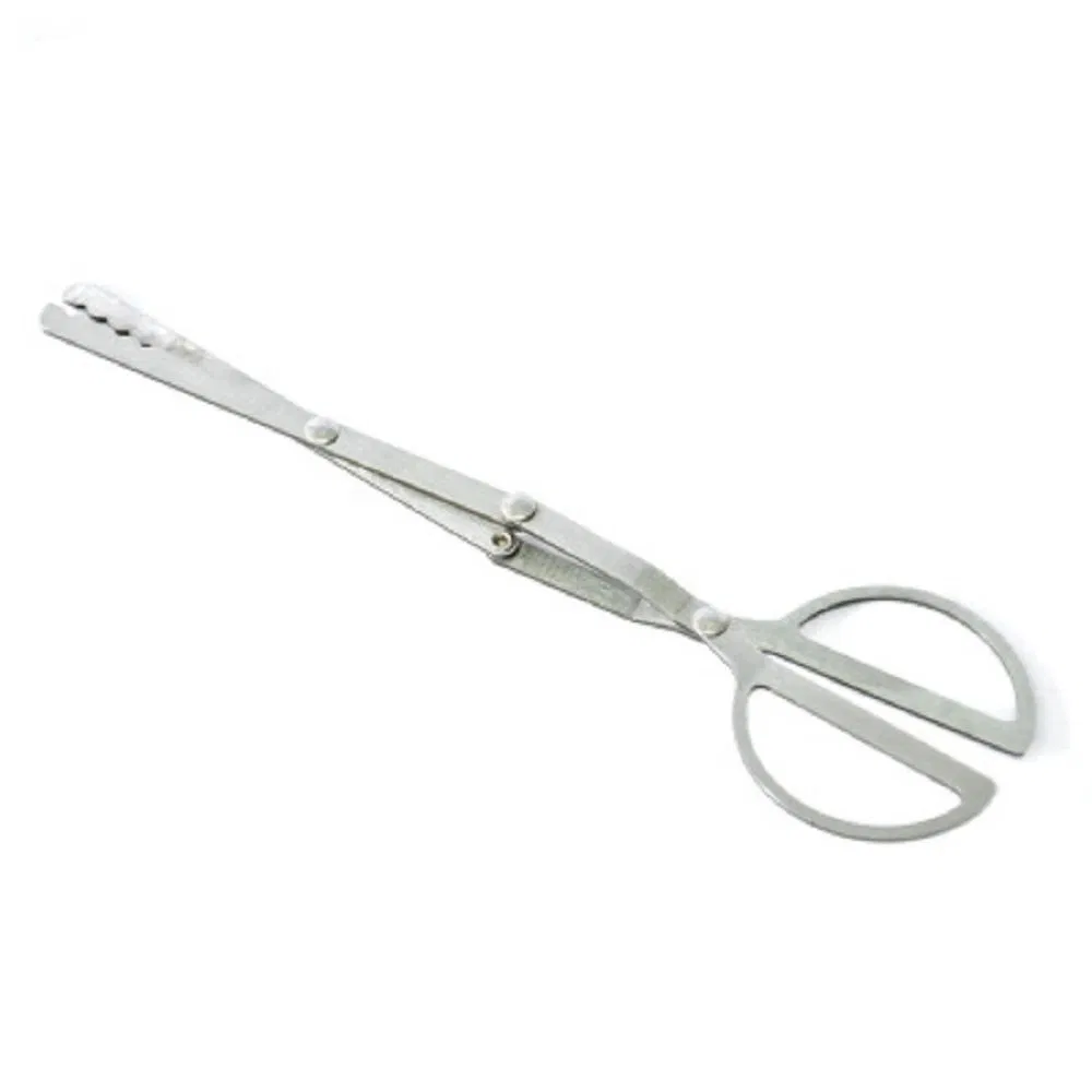 Pickup Tool Folding Tongs Scissor Shape Garbage Food Clip Barbecue Tool Bl13764
