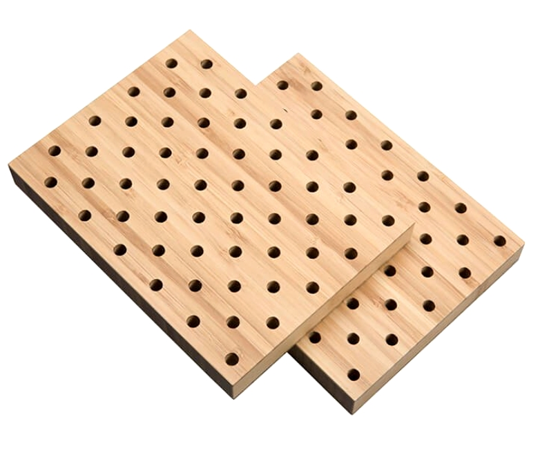 Construction Interior Building Materials for Wall and Ceiling MDF Perforated Acoustic Panel
