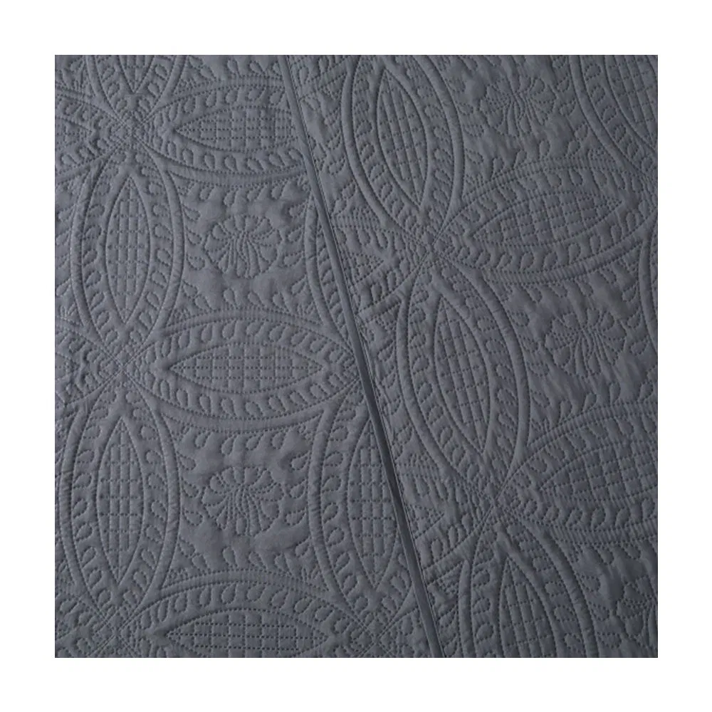 Hot Sale 100% Polyester Printed Soft Bedding Quilt Printed High-Grade Gray
