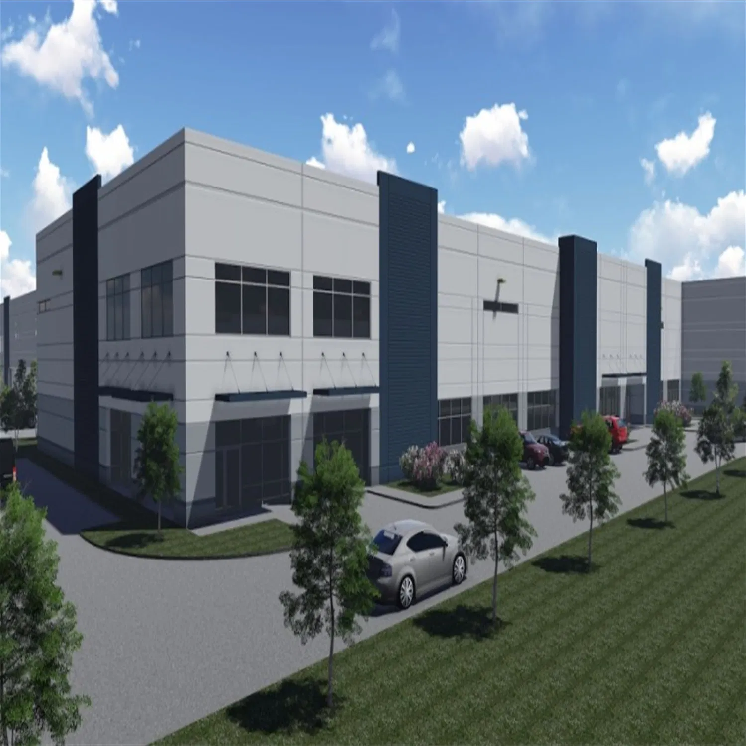 Customized Steel Structure Office Building Metal Commercial Construction Facility