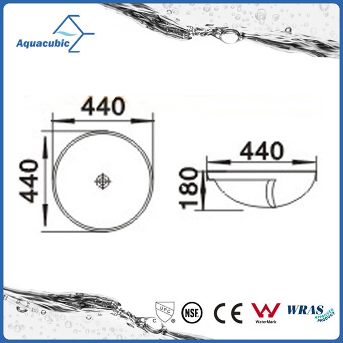 Керамическая раковина для ванной ACB8029 с тумбой