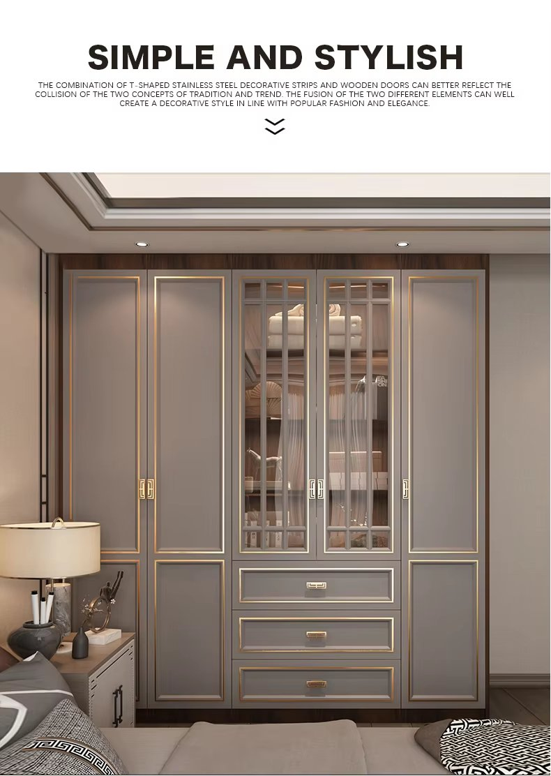 India Stainless Steel Flat Trim/Strip with Self-Adhesive Backing for Wall and Floor Transitions