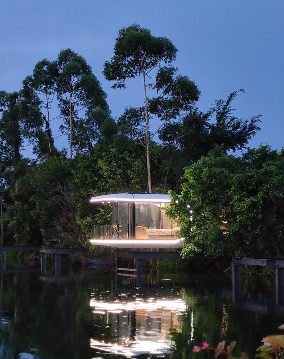 Modern 20FT Prefab Hotel with Dual Bedrooms and Innovative Design