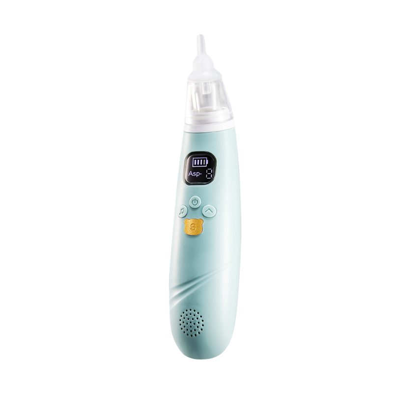 2025 Rechargeable LED Light Baby Nasal Aspirator Electric Nose Cleaner Suction