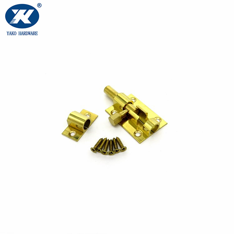 2" 3" 4" 6" 8" 12" Solid Brass Door Latch Bolt with Screws Slide Barrel Bolt