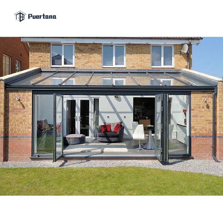 Lean to Wall Mounted Sunroom Patio Room Conservatories Enclosure and Solarium Aluminum