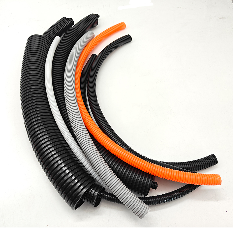 Plastic Wear Resistance Electrical Cable Corrugated Conduit Flexible Tube
