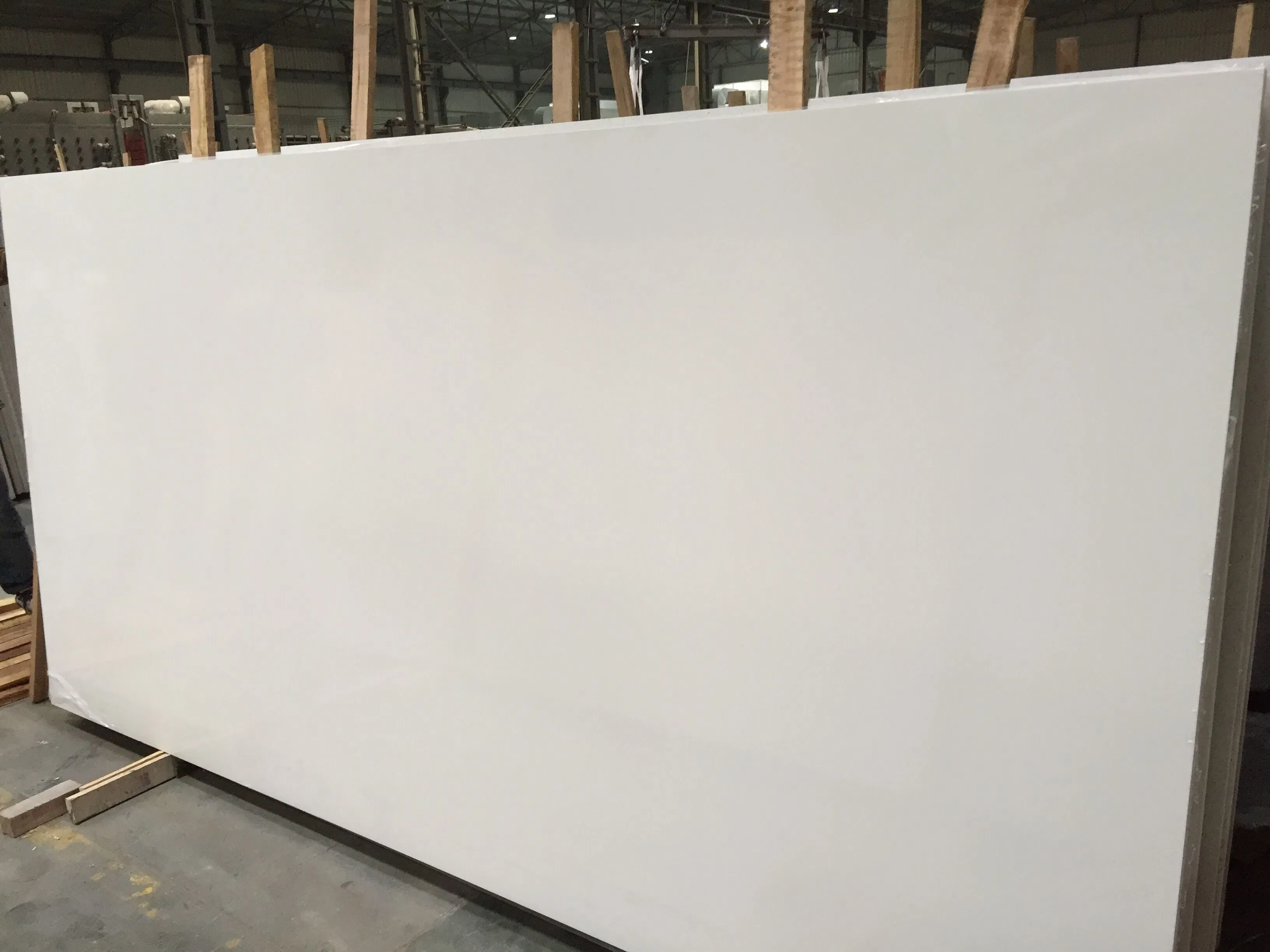 Hot Sale Artificial Pure White Quartz Stone Slab