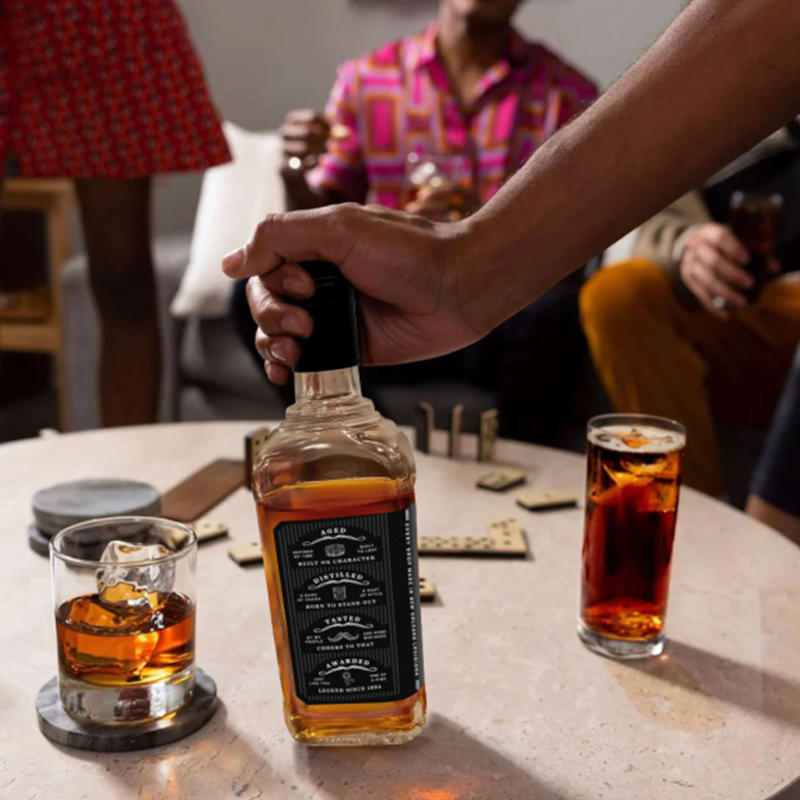 Vintage Inspired Whisky Bottle Perfect for Gifting and Display