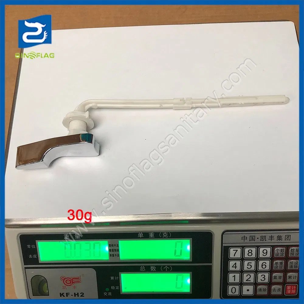 Wholesale New Chrome Metal Toilet Tank Flush Handle Lever with Plastic Arm