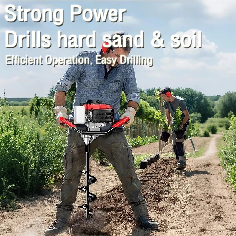 4 Stroke High Performance, 144F Gasoline Engine ,53CC Farmland Earth Auger