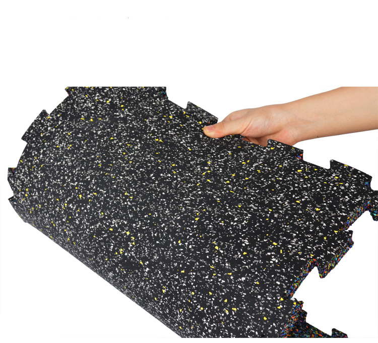 15mm Thick Rubber Gym Floor Mat Tiles, Premium Rubber Gym Mat Flooring, Commercial Rubber Floor Mat, Home Fitness Rubber Tile Floor