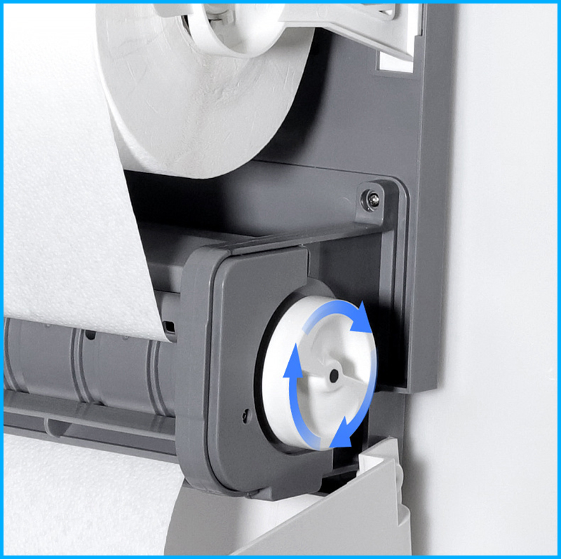 Manual Auto Cut Hand Paper Towel Dispenser Paper Holder for Jumbo Roll Hand Paper Towel Rolls Manufacturer