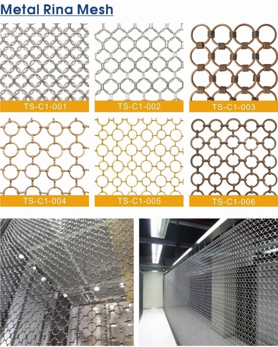 Architectural Decoration Wire Mesh Very Many Material Models, Factory Direct Supply of High Quality and Good Price