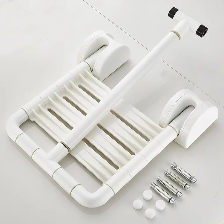 Wall Mounted Shower Seat Foldable Bath Chair Medical Equipment