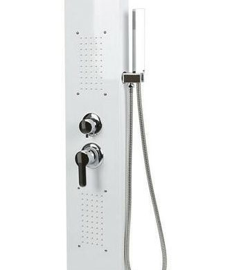 Stainless Steel Shower Panel Rainfall Solar Shower Luxury Shower Column