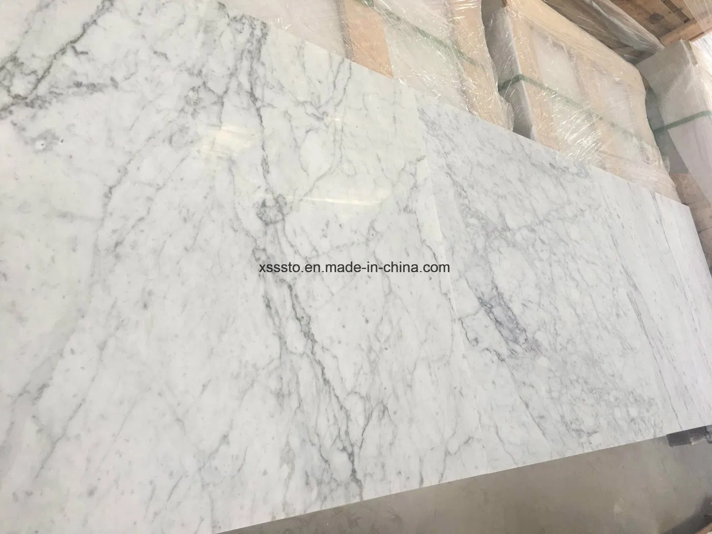 Natural Stone White Marble Bianco Carrara Marble Wall & Flooring Tiles