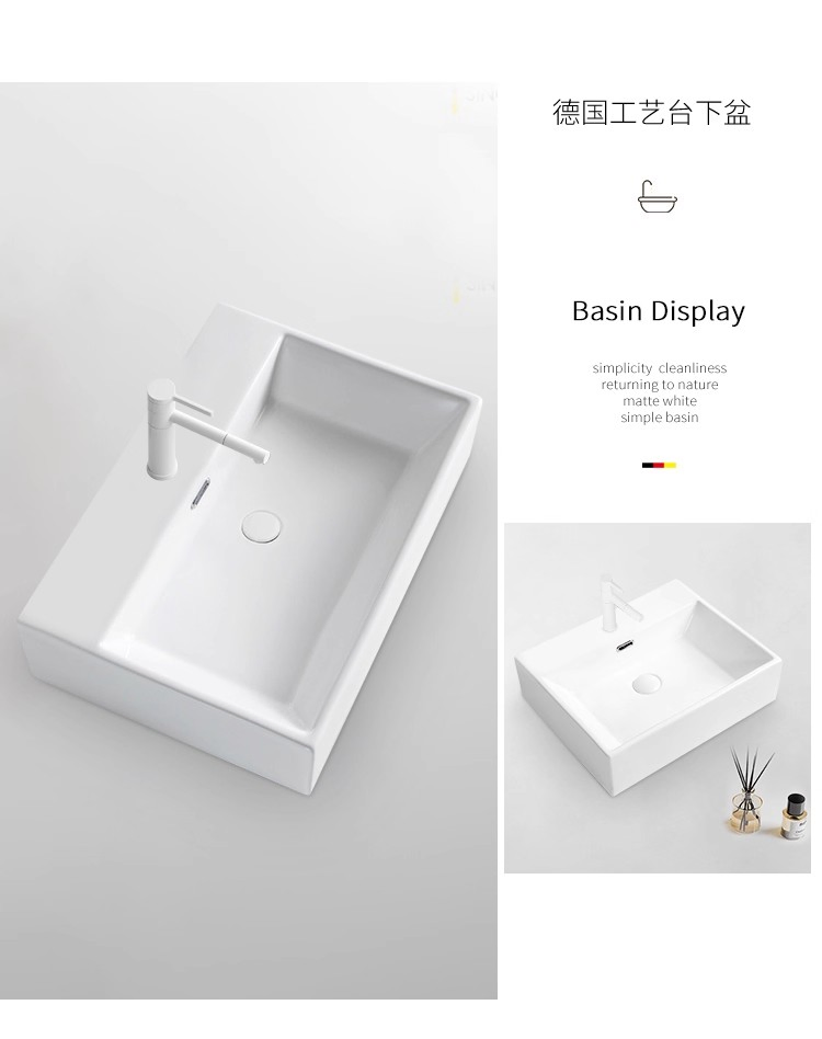 Contemporary Hand Basin with Rigorous Quality Selection and Custom Designs