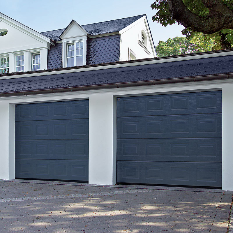China Manufacturer PU Foam Automatic Steel Sectional Garage Door