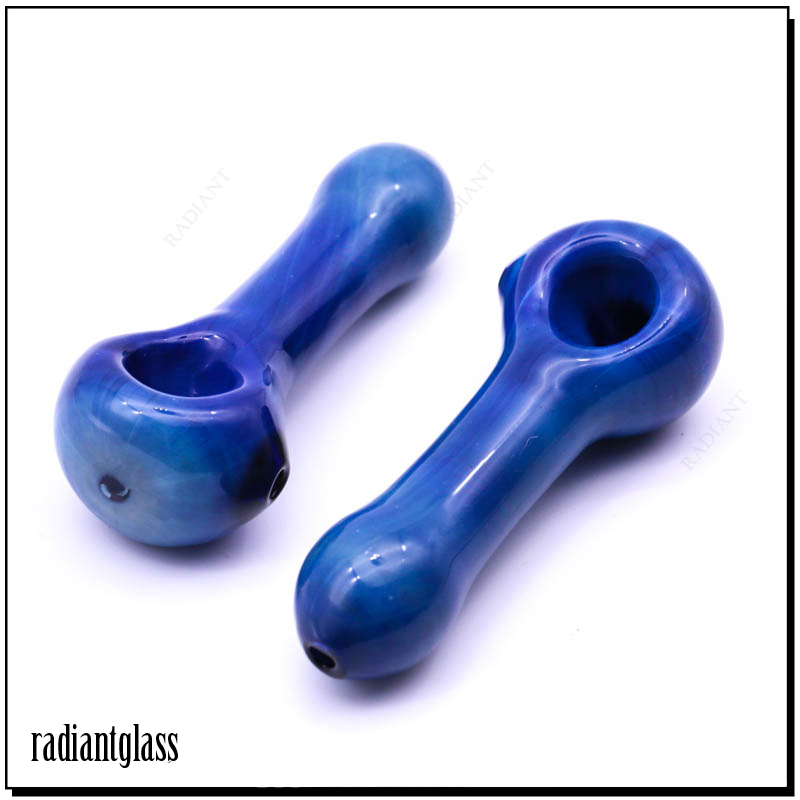 Blue Ocean Glass Smoking Hand Pipe