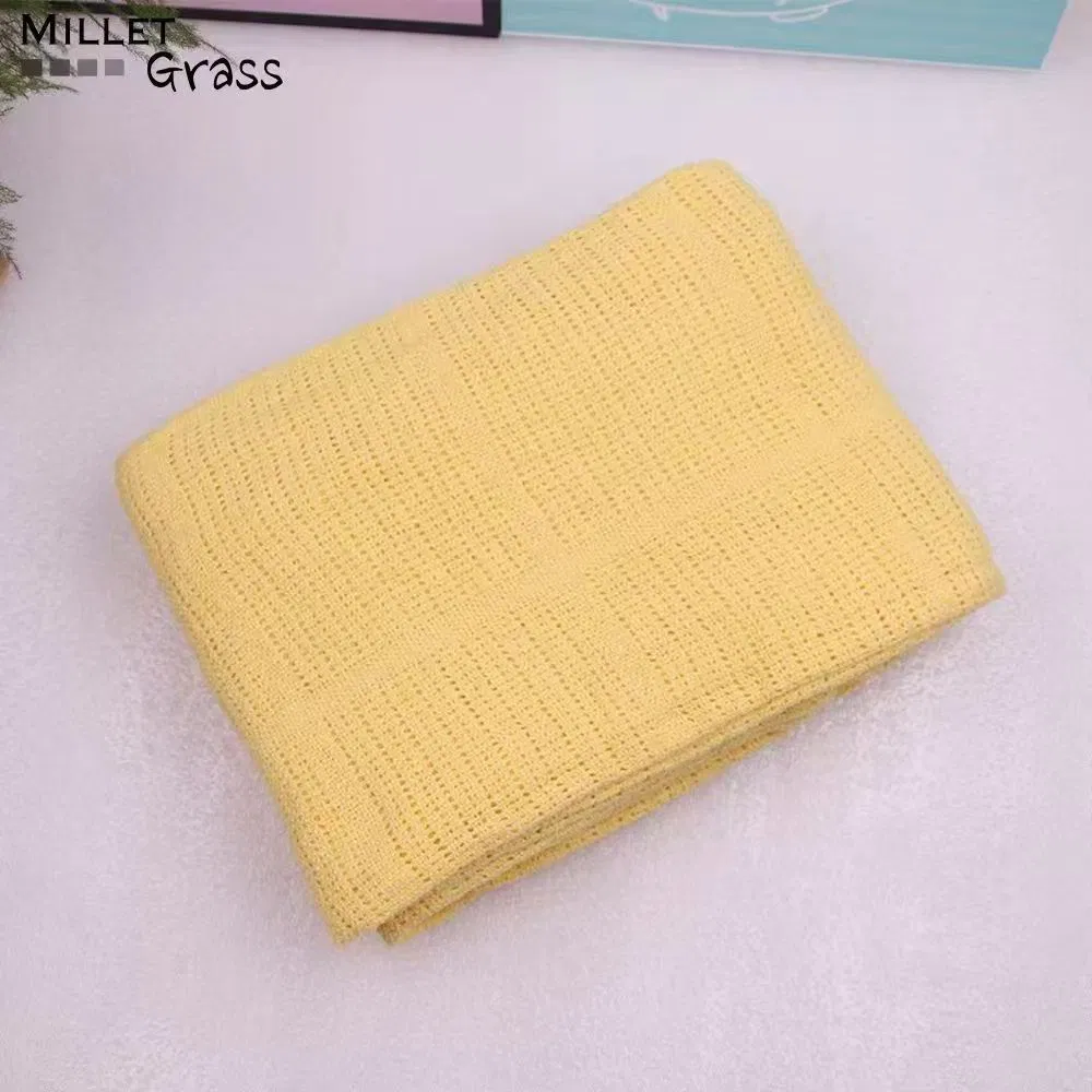 Детское одеяло из органического хлопка, вафельное