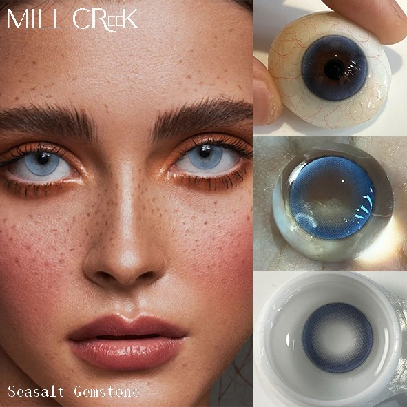 Millcreek Natural Color Contact Lens Beautiful Style Wholesale Yearly Disposable Colored Eye Contact Lenses CE