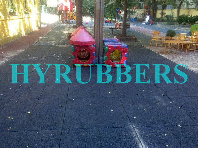 High Quality Recycled Rubber Powder Playground Rubber Tile
