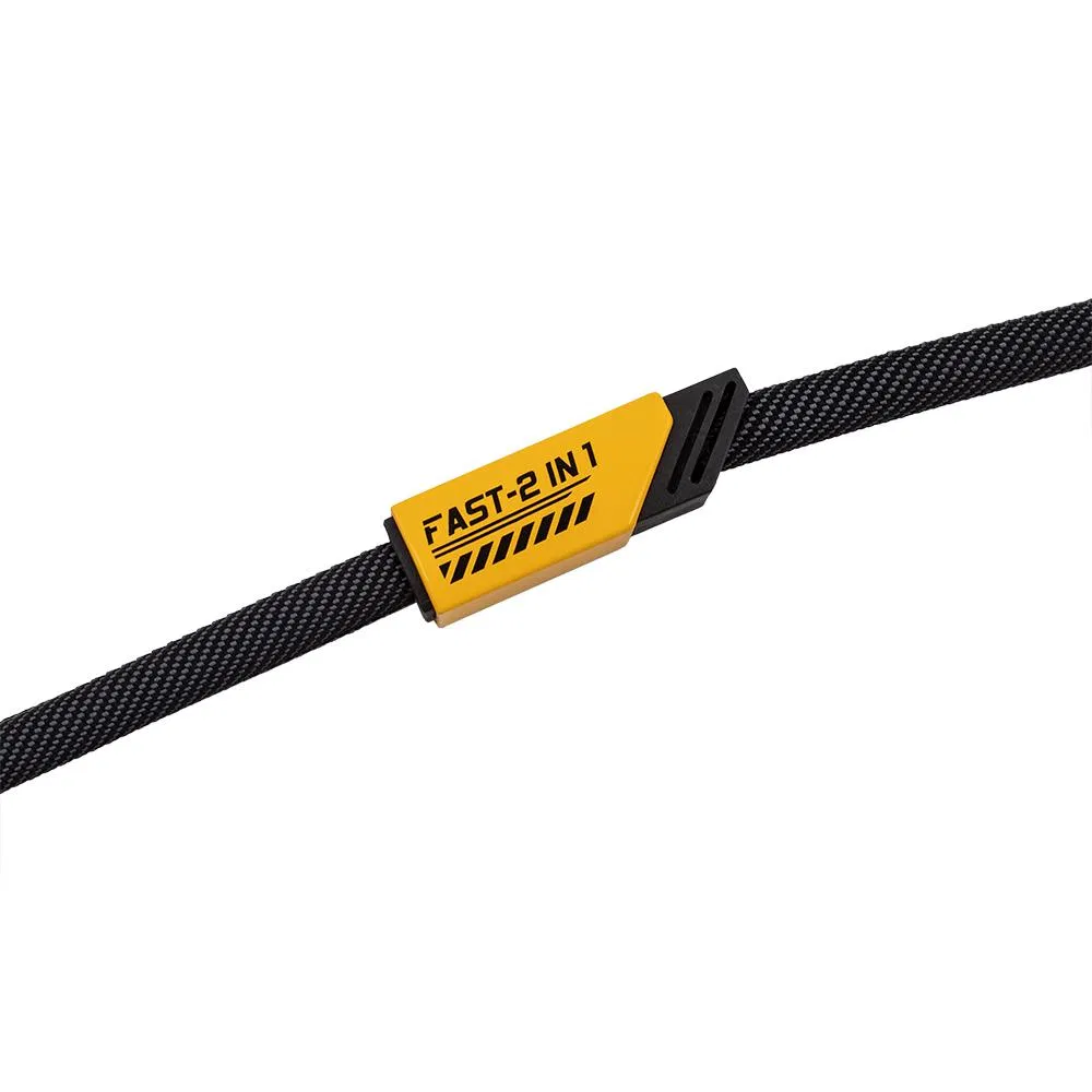 Fast Charging Phone Braid Flat New Data Cable Fast 2 in 1 USB Type C Data Cable