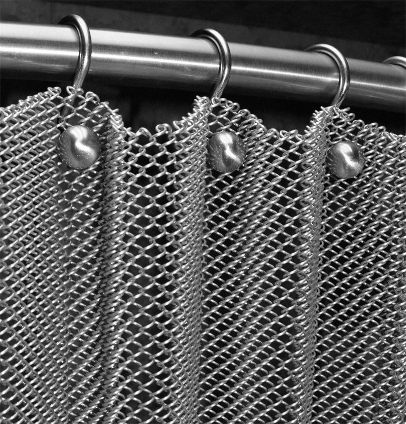 Beautiful Colorful Aluminum/Stainless Steel Architectural Decoration Wire Mesh Cabinet Decoration, Hotel Decoration