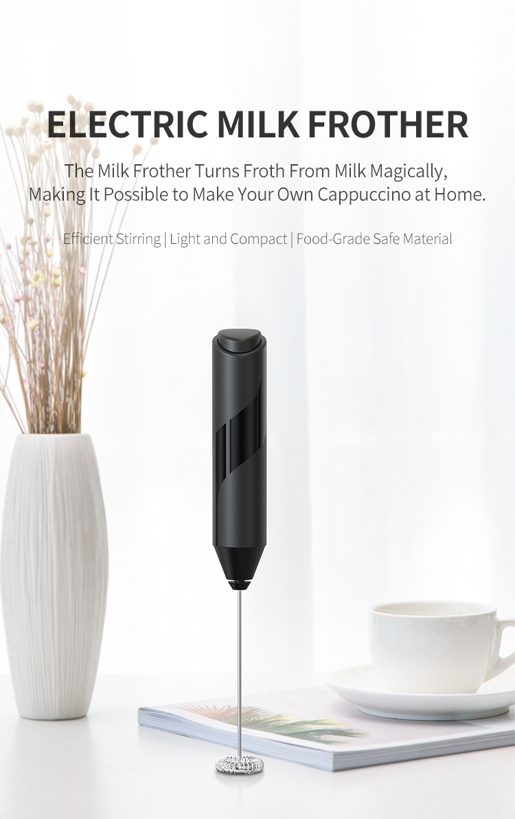 Multi Color Customizable Instruction Manual Handheld Milk Frother Blender