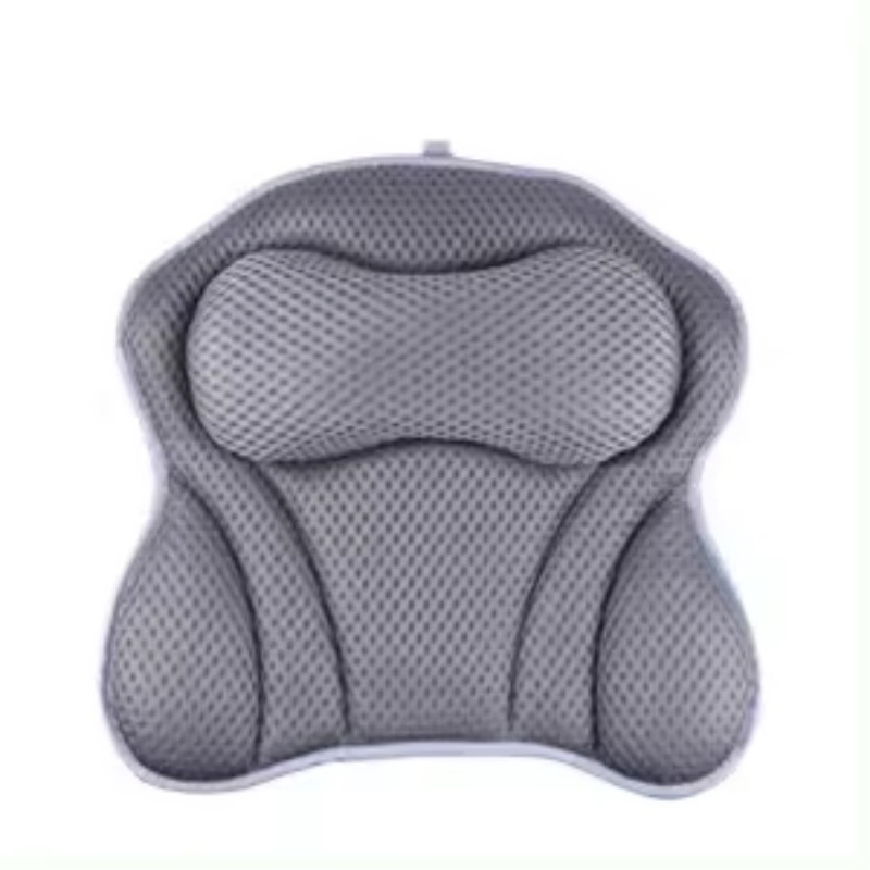 2024 Fashionably Minimalist Soft Permeable Bath Cushion Quick-Drying Ergonomic Design Bath Pillow