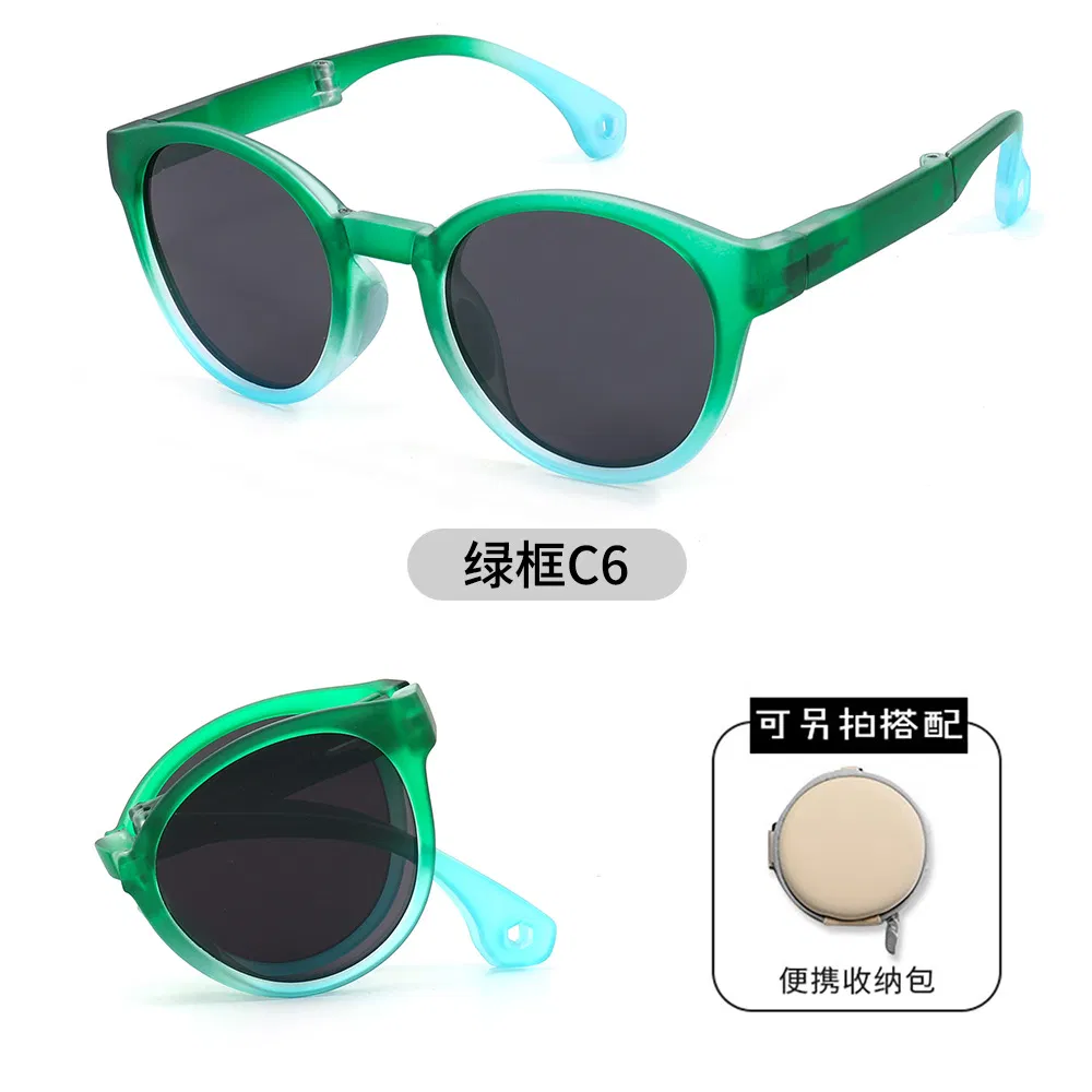 2025 New Fashion Tr Polarized Children's Foldable Sunglasses Outdoor Children's Sunglasses