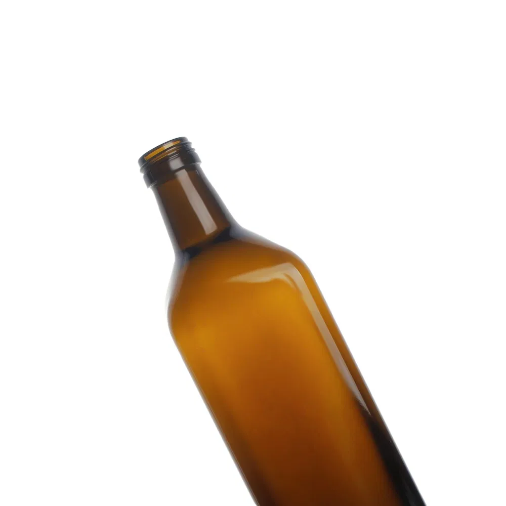 Stocked 750ml Classic Green Square/Round Shape Cooking Olive Oil Bottle with Aluminum Lid