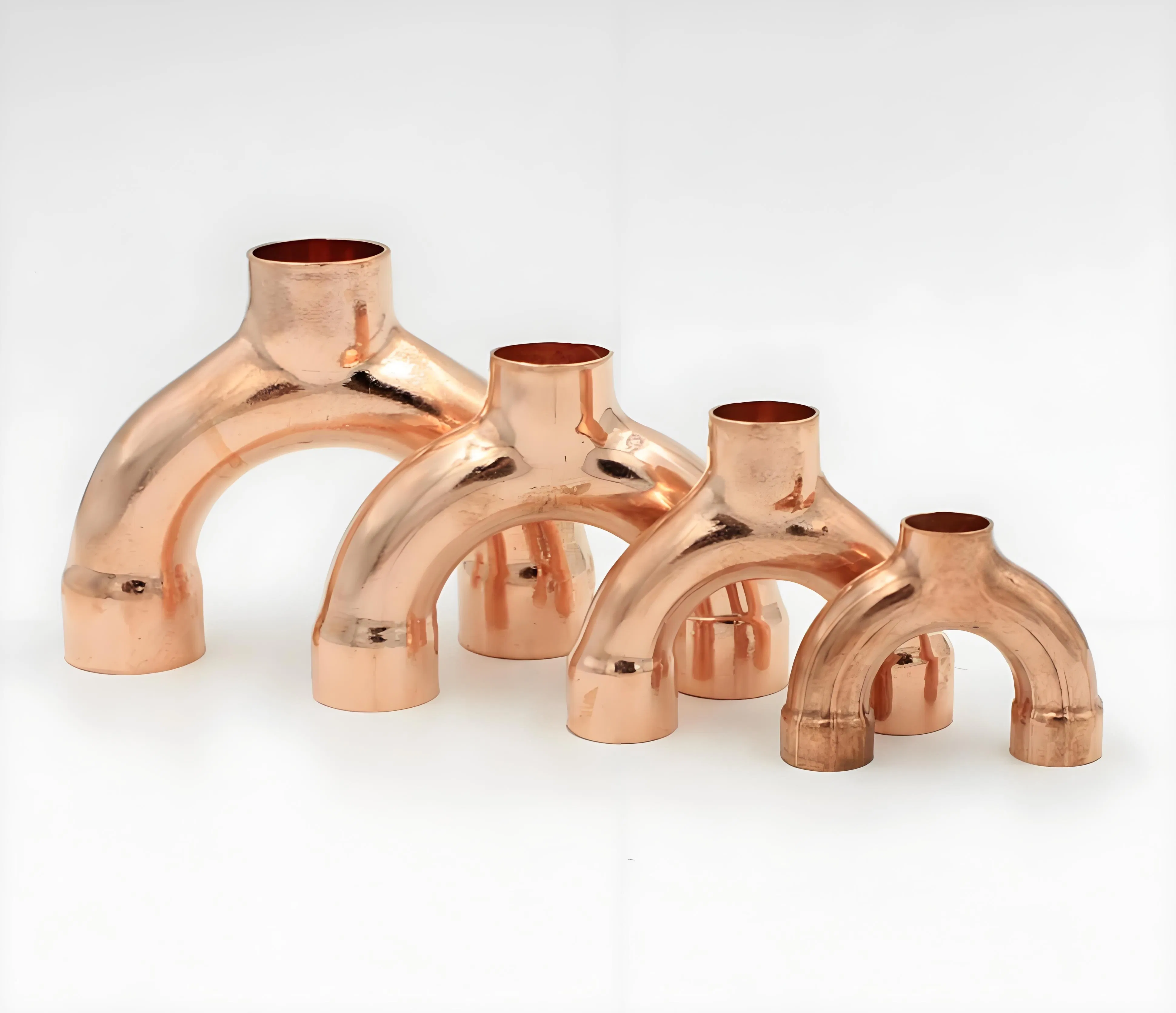 Customized HVAC Fitting Part Copper U Bend Jump Tripod