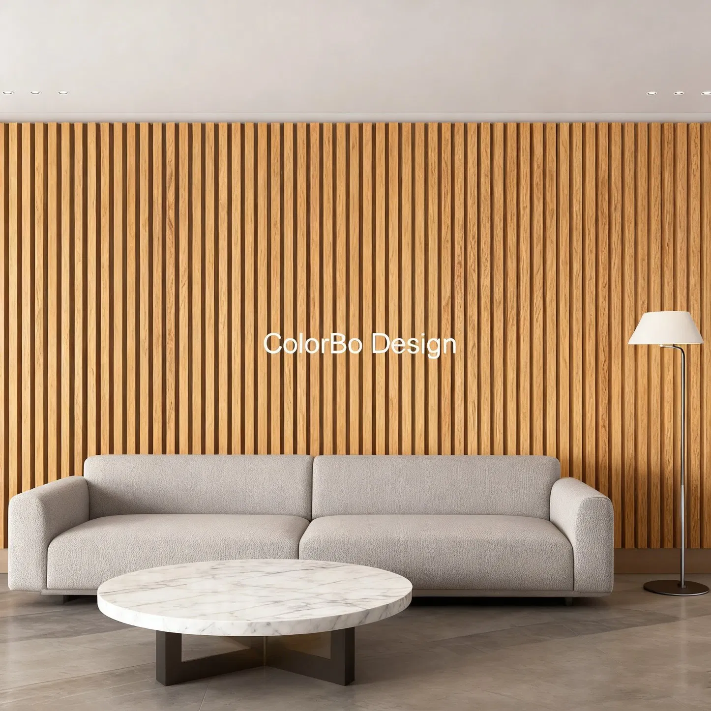 High performance Square Sound Absorption slat board foam panels blue paneling acoustic panel