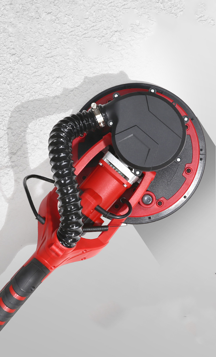 Hand Held China Electric Drywall Sander with Vacuum Wall Sanding Machine Tool Self-Suction Disc 110V 225mm Radial Round Pole