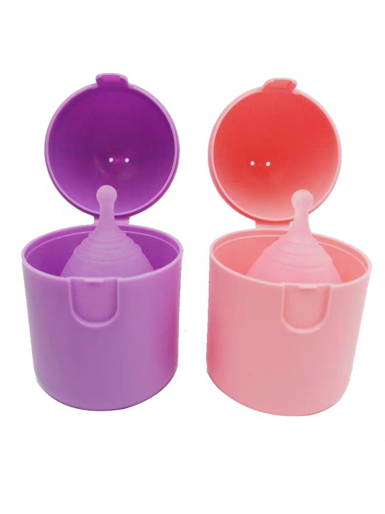 Medical Grade Silicone Menstrual Cup for Lady Period Feminine Hygiene