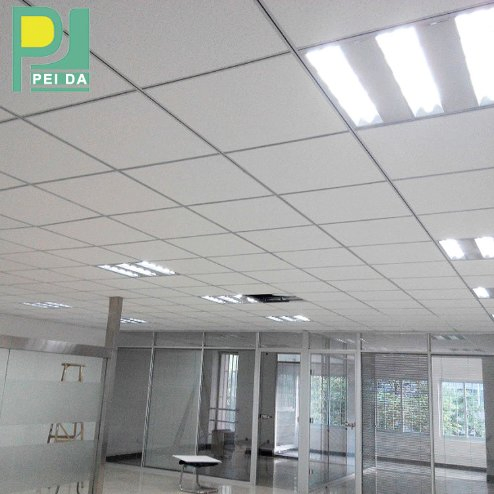 20mm False Ceiling Acoustic Fissure Mineral Fiber Board