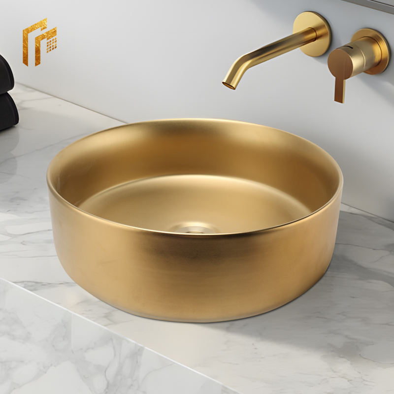 Factory Direct Price Staniless Steel Metal Bathroom Basin Sink Sanitary Ware