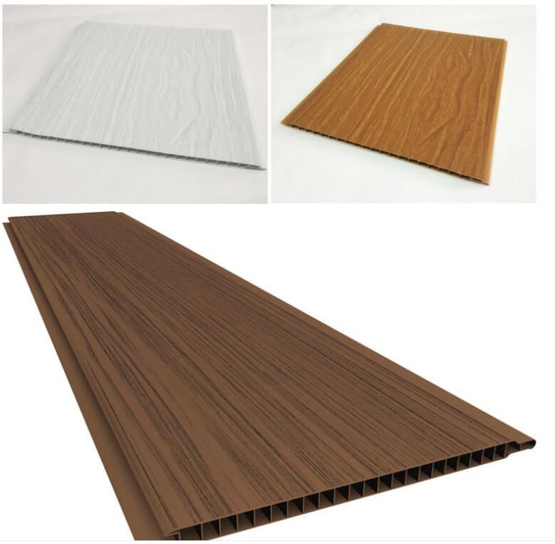 China Manufacturer 200*6mm PVC Ceiling Panel, Middle Groove Laminated PVC Ceiling Panel OEM for Lobby Decoration
