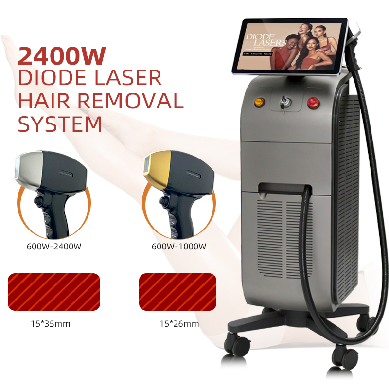 Titanium Hair Removal Machine Fosyderm 3 Waves 17 Bars Beauty Salon