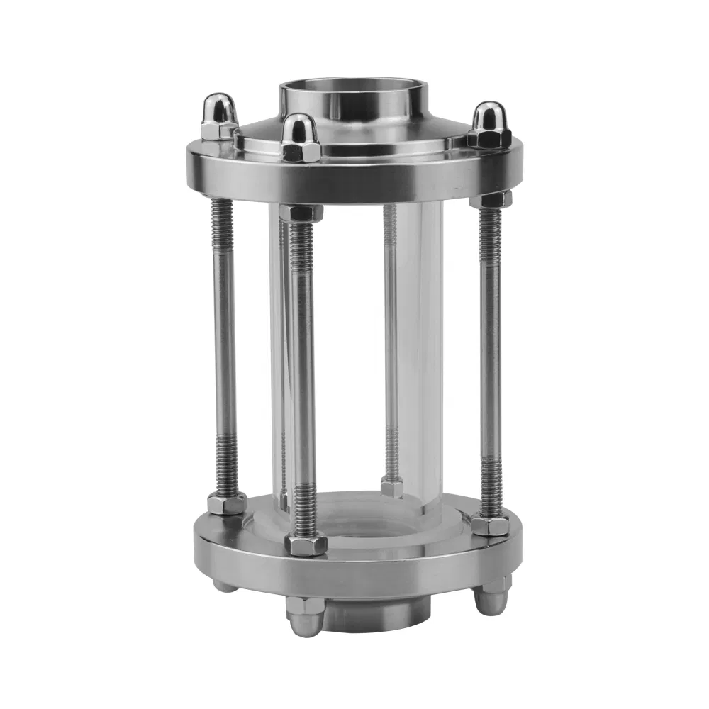 Sanitary Stainless Steel SS304 SS316L Stright Type Tri-Clamp Sight Glass