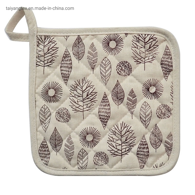 Printed Potholder 8"X8" for Everyday Cooking, Baking, BBQ