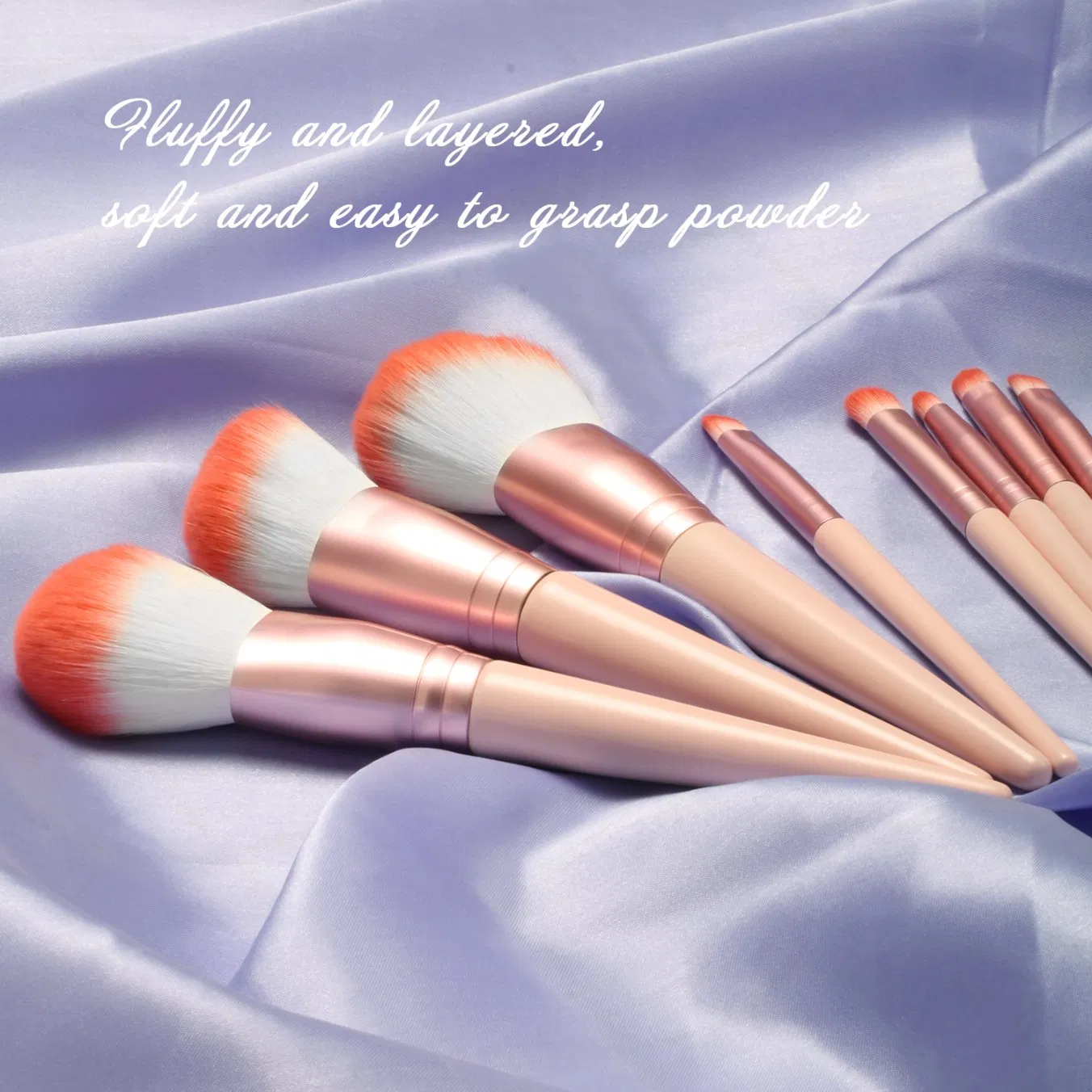 Professional 6PCS Cosmetic Wood Hand Makeup Brush Set