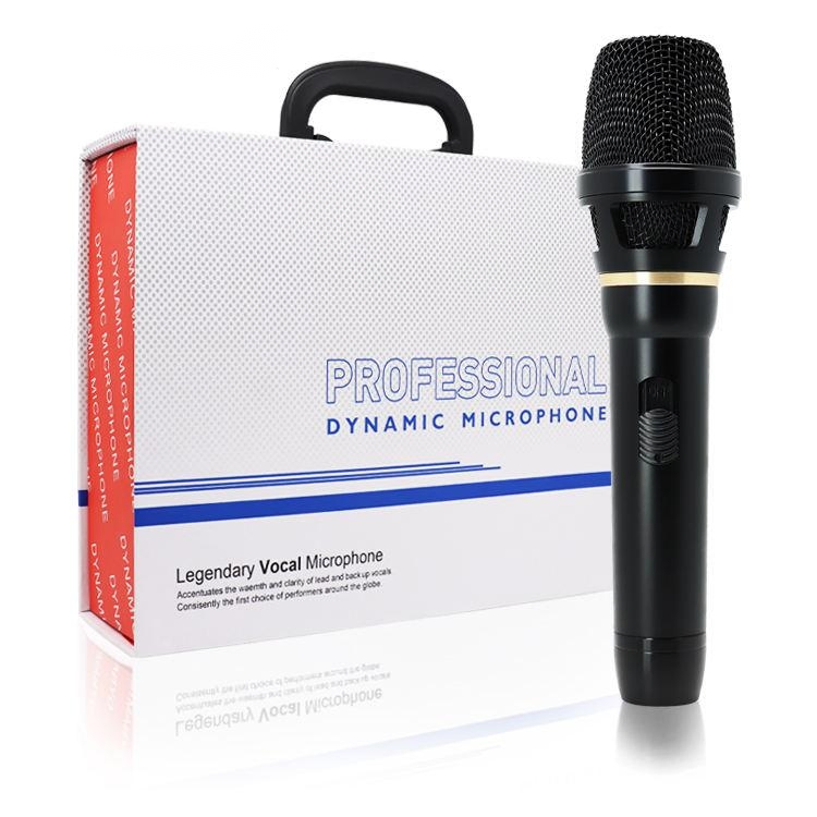 Professional Stage Performance Microphone Handheld Wired Mic Singing Karaoke Family