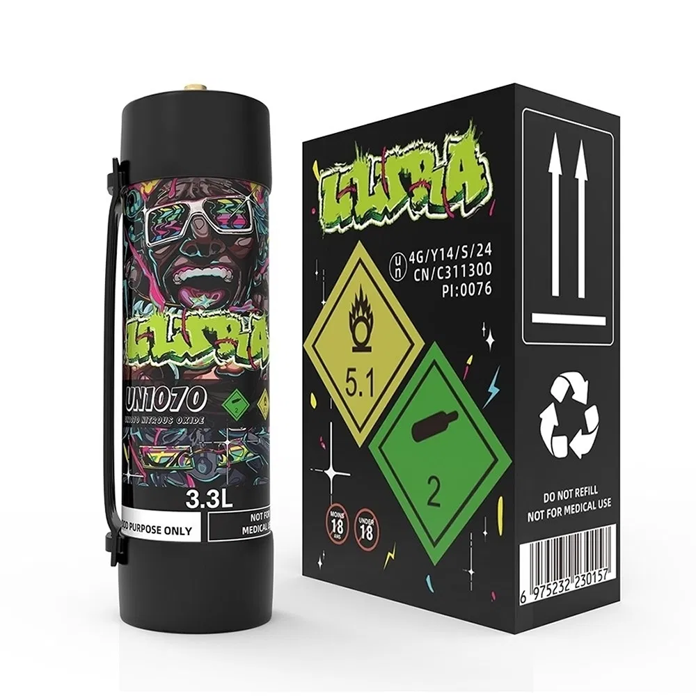 Pressure Safe Baking Tools Canister 3.3L/2046g Gas Nitrous Oxide Cream Chargers N2o