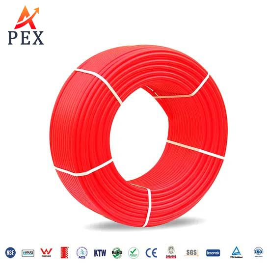 Pex-B Oxygen Barrier Pipe for Underfloor Heating and Water Supply, Red, EU Certified (20X1.9mm, PN1.25)