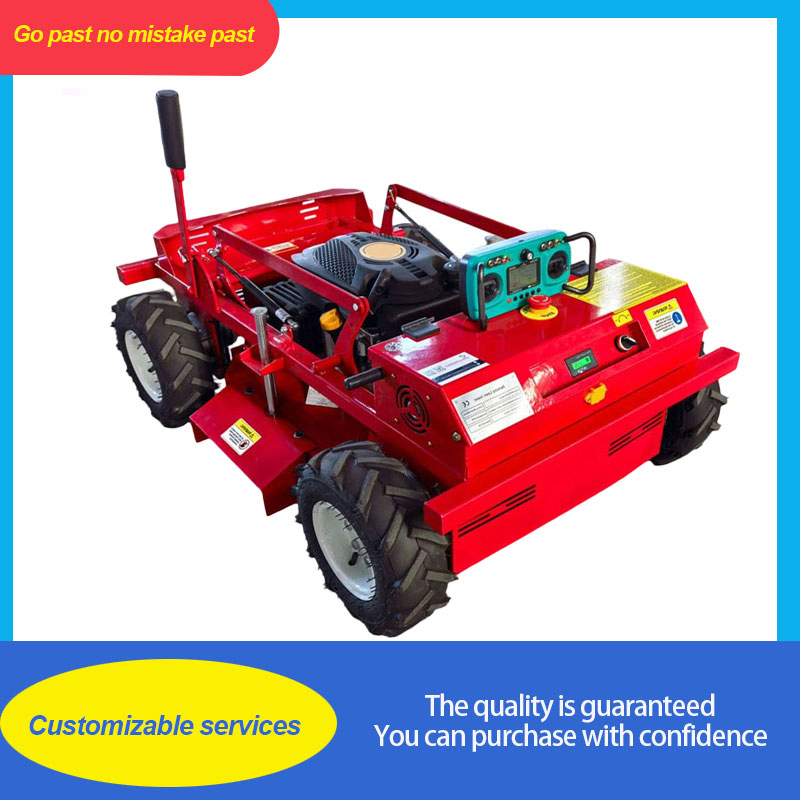 Industrial 4-Stroke Gasoline-Powered Four-Wheel Self-Propelled Lawn Mower with Grass Box