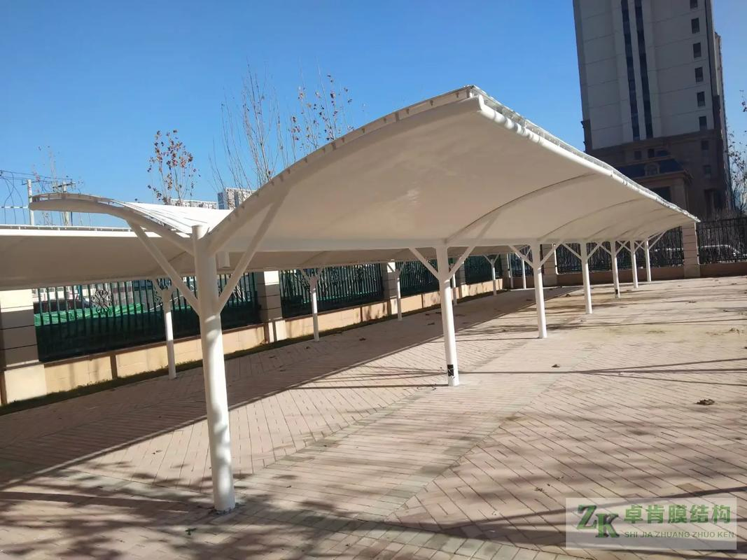 Light Steel Frame Steel Structure Membrane Structure Carport